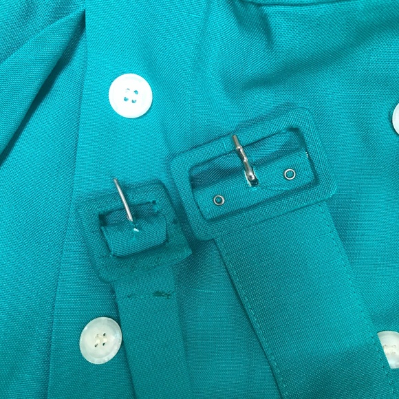 Vintage Albert Nipon Double Breasted Button Dress - Picture 11 of 11